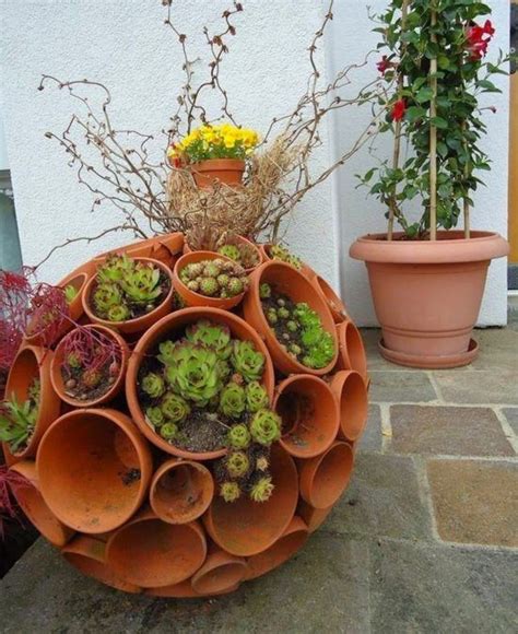 Clay Pot Planter Ideas Youll Love This Inspiration Diy Garden Art
