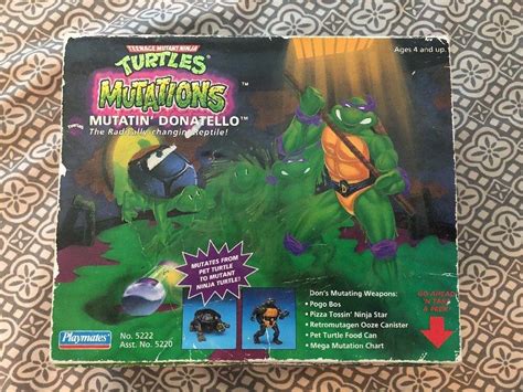 1992 Tmnt Teenage Mutant Ninja Turtles Rare Vintage Playmates Mutatin