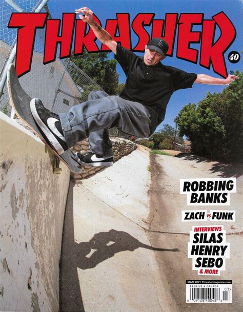 Thrasher Skateboard Magazine March Issue Ebay