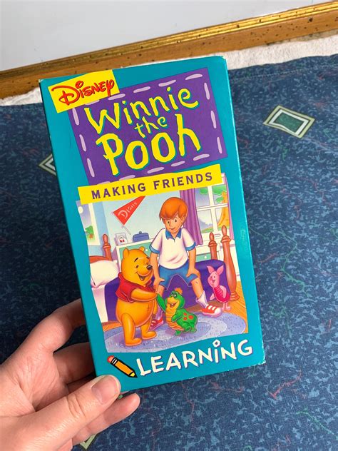 Disney Winnie The Pooh Making Friends Vhs Etsy