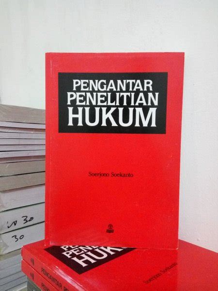 Jual Jual Pengantar Penelitian Hukum Soerjono Soekanto Baru Buku Huku Di Lapak Mochamad