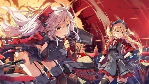 Prinz Eugen Azur Lane And Admiral Hipper Azur Lane Credit To The Original Artist Pixivs