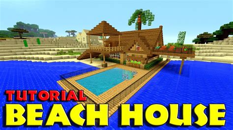 Minecraft How To Build A Beach House Tutorial Simple Easy Small