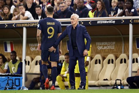 Didier Deschamps Makes Two Subs In First Half Of World Cup Final