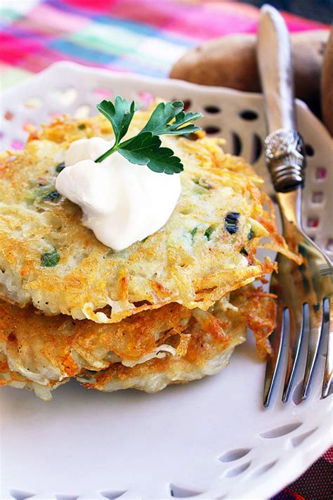 Allrecipes has more than 50 trusted potato pancake and latke recipes complete with ratings, reviews and cooking tips. Crispy Scallion Potato Pancakes - The Comfort of Cooking