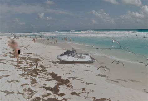 Google Maps Bikini Babe Chased By Seagulls On Mexico Beach Travel News Travel Express Co Uk