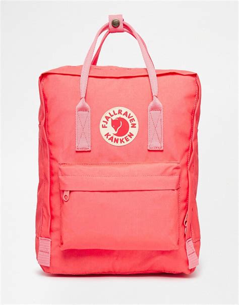 Pink Fjallraven Kanken Classic Pink Backpack At Asos