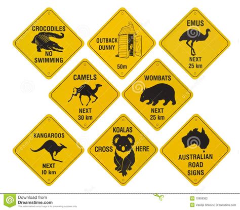 Aussie Road Signs