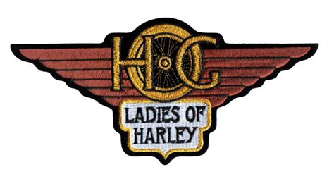 Hog Ladies Of Harley Patch Born To Ride Pinterest