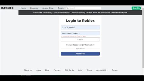 How To Fix Error Cant Login In Roblox Youtube