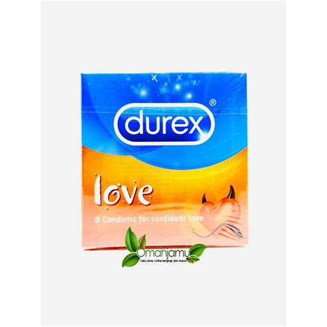 Kondom Durex Love Isi 3 Sensasi Sensual Untuk Pasangan Muda Shopee