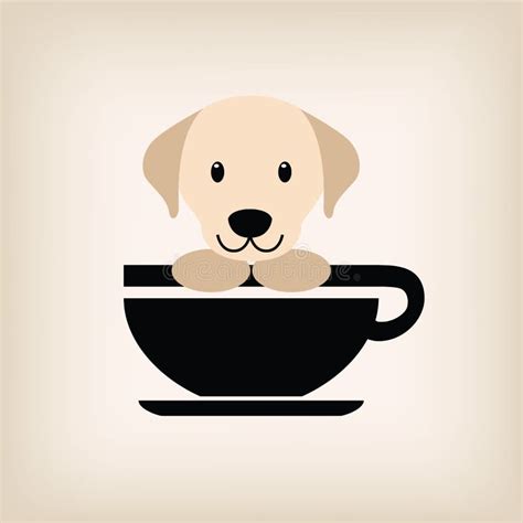 Dog Logo Coffee Vector Stock Vector Illustration Of Relax 67132220