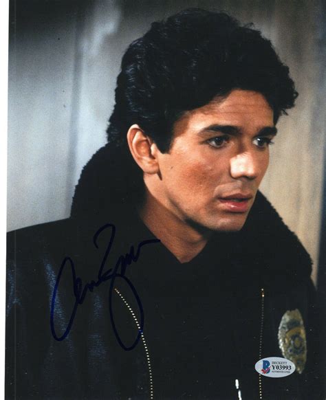 Adrian Zmed Signed Tj Hooker Vince Romano X Photo W Beckett Coa