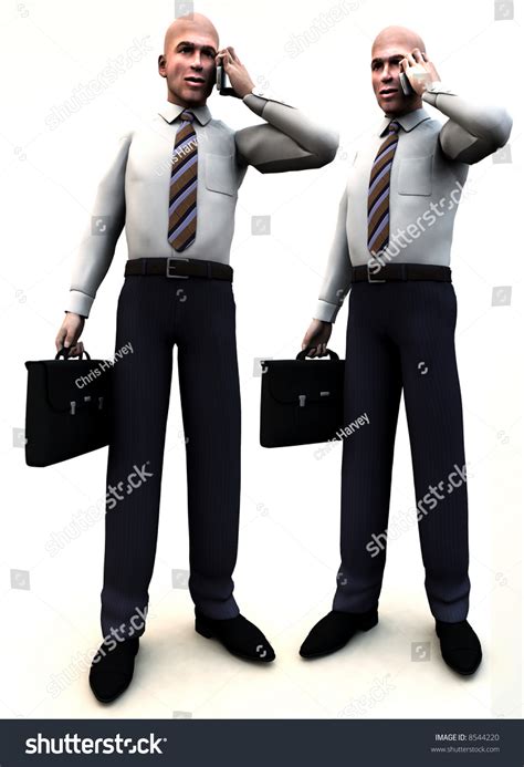 An Image Of Two Business Men Standing Next To Each Other Stock Photo