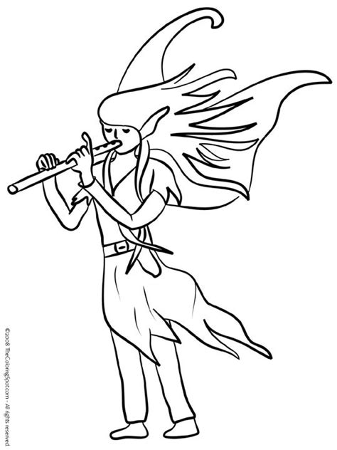 Boy Fairy Coloring Pages At Free