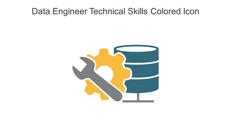 Data Engineer Technical Skills Colored Icon In Powerpoint Pptx Png And