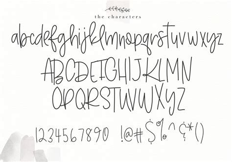 Handwritten Font Bundle Lettering Alphabet Handwriting Fonts