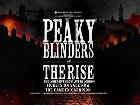Peaky Blinders The Rise Tickets London Ticketmaster Theatre