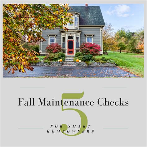 5 Fall Maintenance Checks For Smart Homeowners Martin Carpentry Inc