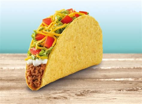 Crunchy Taco Supreme Taco Bell Taco Bell