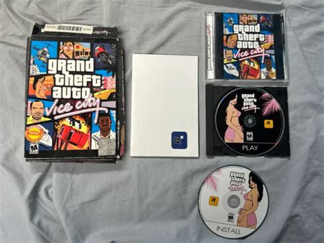 Grand Theft Auto Vice City Pc Computer Game 2 Disc Rockstar Windows 20