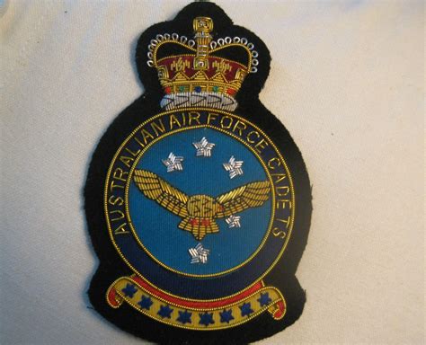 Australian Air Force Cadets Bullion Badge Bullion Badge Air Force