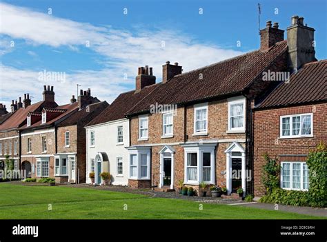 Georgian Houses In Easingwold Hambleton North Yorkshire England Uk