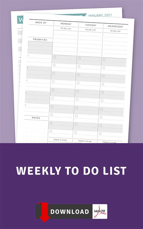 2022 2023 Weekly Hourly Planner Kit Printable Week Plan Etsy