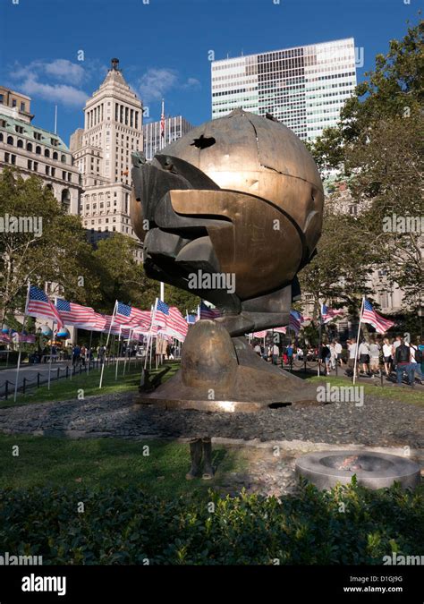 The Sphere In Battery Park Lower Manhattan New York City United States