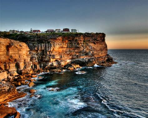 Rugged Cliffs Of Sydneys Coastline Yachtcharterfleet