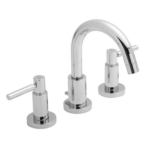 Hudson Reed Tec Lever 3 Tap Hole Basin Mixer With Swivel Spout And Pop