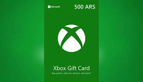 Buy Xbox Live T Card 500 Ars Argentina At The Best Price