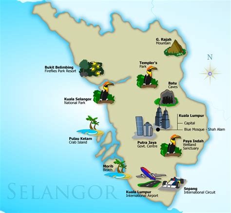 Tempat menarik di selangor mengikut daerah percutian bajet via www.percutianbajet.com. Tempat Menarik Dan Percutian Di Selangor dan Kuala Lumpur