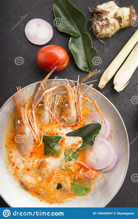 Tom Yum Kung Or Tom Yam Kung Is A Type Of Hot And Sour Famouse Food In