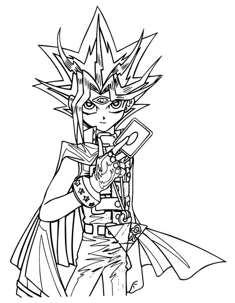 10 Coloring Pages Yugioh