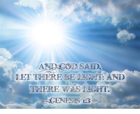 Genesis 13 Let There Be Light Great Pictures Let It Be Genesis 1