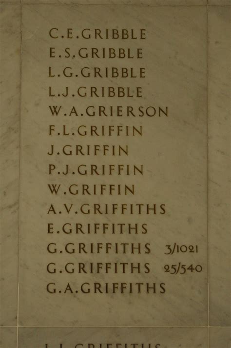 Joseph Ernest Samuel Gribble Online Cenotaph Auckland War Memorial