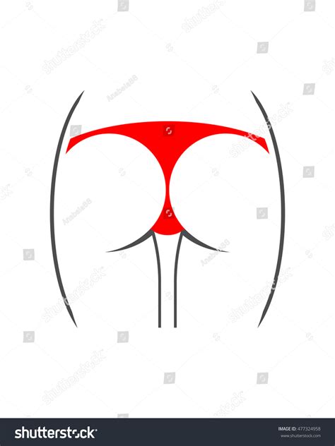 Perfect Sexy Buttock Women Bikini Stock Vector Royalty Free Shutterstock