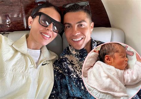cristiano ronaldo s girlfriend georgina rodriguez reveals their daughter s name after son s