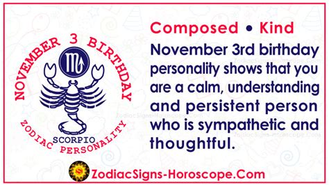November 3 Zodiac Scorpio Horoscope Birthday Personality And Lucky Things Zsh