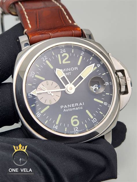 Panerai Luminor Gmt 44mm Black Dial Pam01088 One More Time