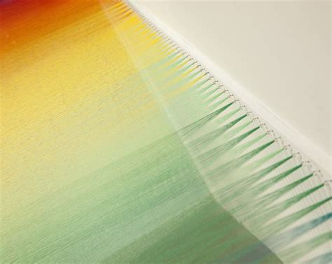 Colored Thread Installations By Gabriel Dawe