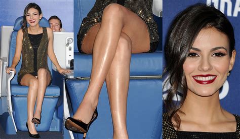 Victoria Justice In Crossed Legs At Delta Air Lines 2014 Grammy Weekend Reception Legs Cool