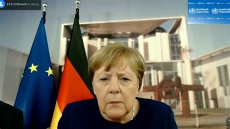 Can You Hear Me Now Angela Merkel Faces Technical Difficulties