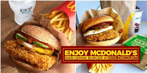 The nasi lemak burger was. Feast With McDonald's Luscious Nasi Lemak Burger at 50% ...