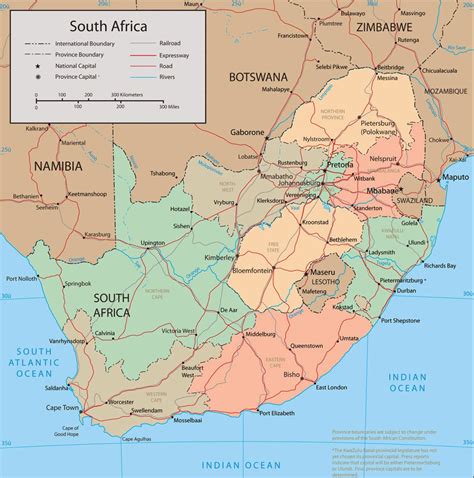 Map of South Africa Cities | Map of South Africa Pictures