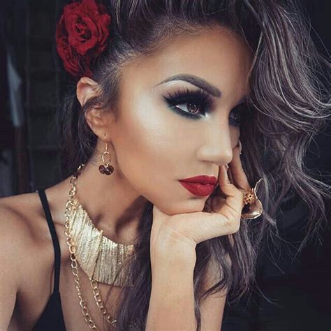 mexican look beautiful makeup mexican hairstyles glamour makeup