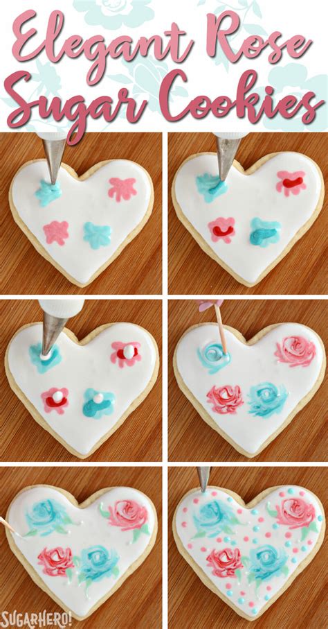 This recipe, pictured below as adorable little hearts, have slightly crisp edges and a nice flat surface. Valentine's Day Sugar Cookies - SugarHero