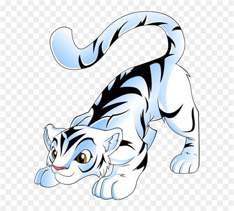 Animated White Tiger