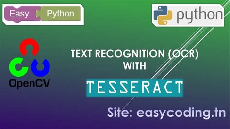 Tutorial Ocr In Python With Tesseract Opencv And